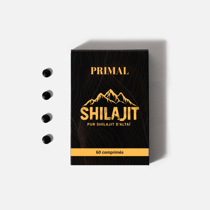 Comprimés de Shilajit Primal - Booster Naturel de Testostérone